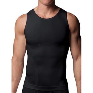 Spanx Mens Zoned Performance Tank in Black